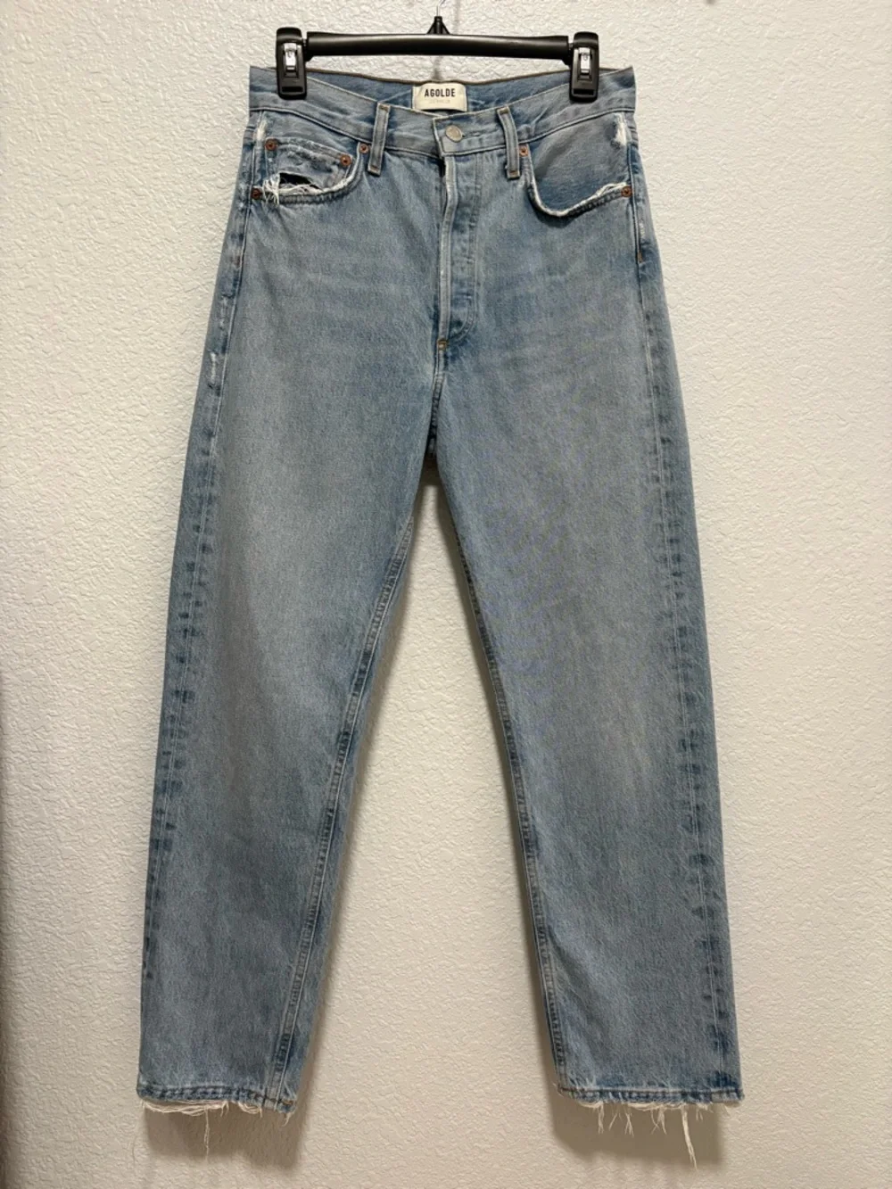 Agolde 90’s Mid Rise Loose Fit Jeans Snapshot Sz25 Good Condition firm price - Picture 6 of 12